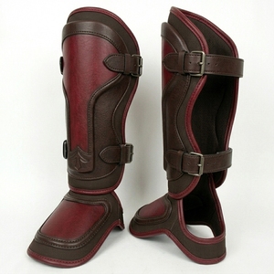 Protections de tibia de qualité supérieure pour MMA et boxe, en PU/cuir, tailles personnalisées, OEM disponible, logo personnalisé, protection personnalisée. - Product Image 2