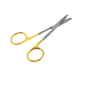 กรรไกรตัดไหมเย็บแผลแบบใช้มือ ทำจากสแตนเลสเกรดทางการแพทย์ คุณภาพสูง ใช้ซ้ำได้ ได้รับการรับรองมาตรฐาน CE สำหรับการตัดไหมเย็บแผล - Product Image 3