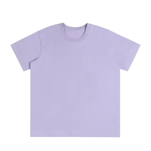 Camiseta de algodón transpirable personalizable para el día a día, unisex, cuello redondo, corte holgado, alta calidad, tejido sólido de 200 gramos. - Product Image 3