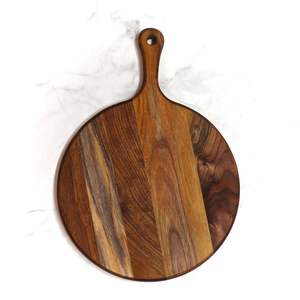 Planche à découper en bois à finition lisse pour la cuisine, pour couper les légumes, la viande, le pain, en bois naturel, durable, planche de préparation - Product Image 5