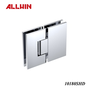 บานพับประตูกระจกอาบน้ำทองเหลืองสี่เหลี่ยมขนาด66x110มม. บานพับประตูกระจกโครเมียมขัดเงาแบบโมเดิร์นสีดำด้าน - Product Image 3