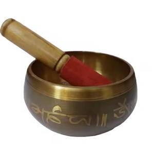 Bol chantant en métal traditionnel pour la méditation, la relaxation, le yoga et la pratique spirituelle - Product Image 6