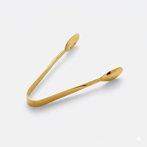 Wholesale Factory Sale Modern Gold Plated Stainless Steel Ice <b>Tongs</b> Kitchen Server Elegant Restaurant <b>Serving</b> Cubes <b>Tongs</b> - Product Image 3