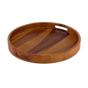 Bandeja Rectangular de Madera Maciza Hecha a Mano, Pulida, Moderna, Decorativa para Mesa, Artesanía en Madera, Cajas de Madera y Decoración de Pared - Product Image 4