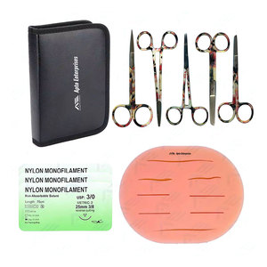 Surgical Training <b>Kit</b> for Students Realistic Suture Practice <b>Kit</b> with Medical Instruments for Learning <b>Suturing</b> Techniques - Product Image 1