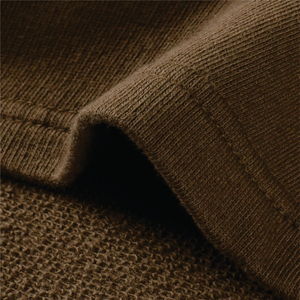 Shorts Bermuda en coton marron uni pour homme avec cordon de serrage à la taille, décontractés, mi-longs, tissés et teints - Product Image 3