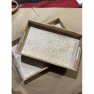 Proveedor al por Mayor de Bandejas de Almacenamiento Cuadradas de Bambú Multifuncionales, Ecológicas, Hechas a Mano, de Estilo Clásico y Moderno, de Buena Calidad - Product Image 1