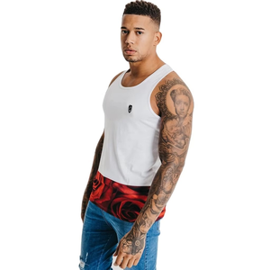Débardeur côtelé de compression athlétique pour hommes, idéal pour la gym, le fitness et la course à pied – Vente en gros - Product Image 1