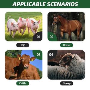 Applicateur d'étiquettes auriculaires pour animaux, dispositif de contrôle, pince métallique pour étiquettes auriculaires, outil d'identification pour porcs, vaches, moutons et lapins - Product Image 4