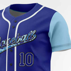 Camisetas de Béisbol Personalizadas, Camiseta de Béisbol Sublimada con Nombre del Equipo e Impresión del Jugador - Product Image 5