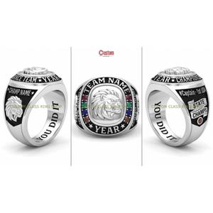 Vente directe usine – Bague de championnat personnalisée pour équipe de danse hip-hop, en argent sterling 925, OEM ODM, fabricant grossiste - Product Image 4