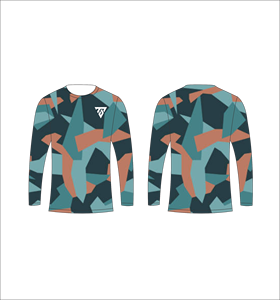 Camiseta de Manga Larga para Hombre, Color Marrón, Diseño de Corteza de Árbol, Cuello Redondo, Estilo Casual, Ropa Deportiva, para Gimnasio y Entrenamiento - Product Image 5