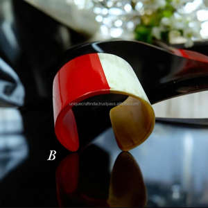 Coupleur de corne SilkenEdge | Connecteur en corne de buffle poli avec finition brillante pour l'artisanat et la menuiserie de meubles de qualité supérieure | Exportation en vrac - Product Image 2