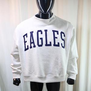 Sweat-shirts pour femmes, col montant, 280g, avec broderie personnalisée, coupe ample et carrée, 100% coton molletonné français - Product Image 5