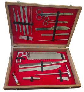 Kit de Instrumentos Quirúrgicos Manuales de la Mejor Calidad 2025, Cirugía General Clase I, Autopsia Post Mortem, Disección, Anatomía de Animales Grandes - Product Image 1