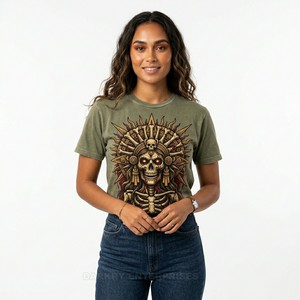 T-shirt personnalisé pour femme, motif architecte zombie, design plan de chantier, thème horreur, vêtements streetwear, vente directe d'usine - Product Image 6