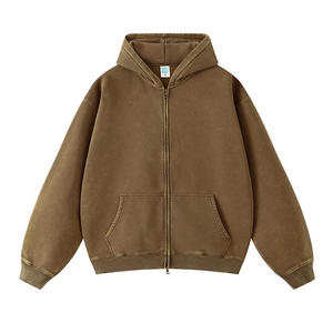 High Quality String less <b>Fleece</b> Hoodie Pullover <b>Thick</b> <b>Fleece</b> Oversize Loose Custom High Quality Custom Oversized <b>Fleece</b> Hoodie - Product Image 1