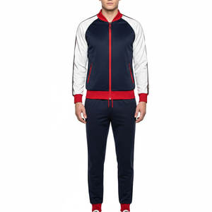 Chándal Pro Fit para hombre, material elástico, cierre de cremallera, máxima movilidad durante el gimnasio, el jogging y los entrenamientos de fitness. - Product Image 1