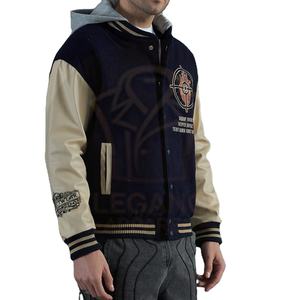 Bon fournisseur avec son propre logo très vendu vêtements d'hiver chauds pour l'extérieur régulier léger duvet College Baseball Varsity Jackets - Product Image 6