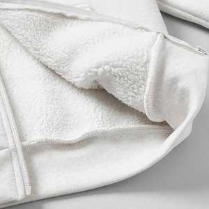 Ensemble de survêtement blanc à capuche pour homme, sweat-shirt et pantalon à fermeture éclair intégrale, couleur unie, tenue décontractée pour adultes, survêtement pour la saison d'automne - Product Image 2
