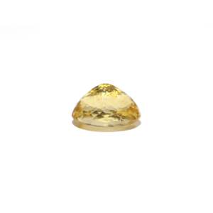 Natural Citrine Cat's Eye Loose Gemstone 12.7 Carat Excellent Diamond Cut Yellow Certified Wholesale - Product Image 3