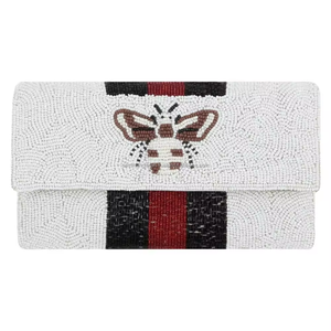 Handmade Women's Fashion Mini Clutch <b>Bag</b> Embroidered Beaded <b>Sequined</b> Fabric - Product Image 3