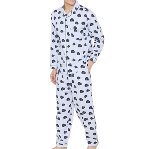 Pyjamas en soie pour hommes, fabrication haut de gamme, confortables, respirants, vêtements de nuit, fabricant OEM - Product Image 5