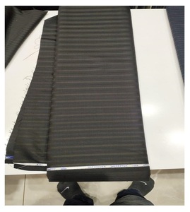 Tela de Poliéster y Algodón a Rayas, Material Textil Tejido para Trajes, Camisas, Prendas de Vestir, Confección de Ropa, Uso en Rollos - Product Image 4