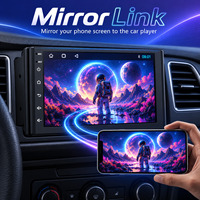 Autoradio Android universel 7 pouces IPS 1024*600 WiFi 4 cœurs Android 14/15 BT5.0 FM/RDS Unité centrale OEM 4+64G Radio de voiture 7 pouces