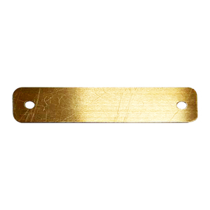 Placas de Identificación Modernas Personalizadas, Etiqueta Metálica Chapada en Oro con Logotipo de Marca, Impresión Tipográfica y Orificio - Product Image 6