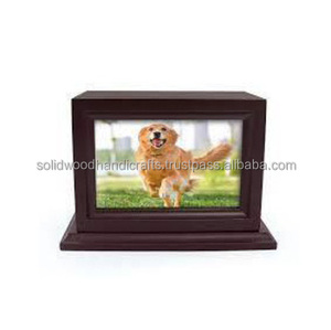 Urne funéraire en bois artisanale pour les cendres d'animaux de compagnie Urnes funéraires en bois pour les cendres de chat et de chien Urnes en bois de rose à bas prix - Product Image 4