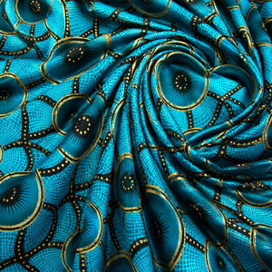 Tela Africana con Estampado de Cera, Algodón Ankara, Textil Tradicional Tribal Dashiki Kitenge, Cera Holandesa para Vestidos, Moda, Venta al por Mayor, Exportación - Product Image 4