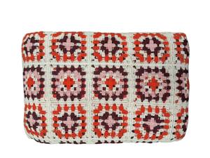 Tissu en dentelle tissée carrée peignée multicolore de qualité supérieure au mètre, léger, motif géométrique rétro, pour vêtements de mode - Product Image 3