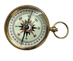 Brass Gold-Plated Military Pocket Compass Navigation Gift Travelers Hikers Outdoor Adventure <b>Nautical</b> <b>Decor</b> Collectible Adiba - Product Image 4