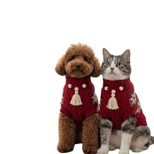 Nouveauté : Pull pour chien et chat en laine moderne, écologique, isolant thermique pour l'hiver, couleur personnalisée - Product Image 1