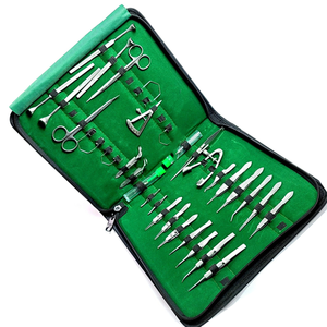 Offre Spéciale – Kit d'instruments manuels d'ophtalmologie allemande de 32 pièces pour microchirurgie oculaire de la cataracte, en acier inoxydable, pochette verte, certifié CE - Product Image 4