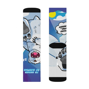 Calcetines Deportivos Personalizados 2026, Sublimados, Mezcla de Spandex, Poliéster y Algodón, Antideslizantes y Cómodos - Product Image 5