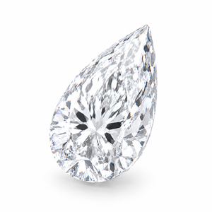 Diamant de laboratoire taille poire 5 carats couleur F clarté VS2 certifié IGI, pierre précieuse synthétique blanche - Product Image 2