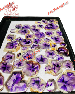 FAIJAN GEMS <b>Amethyst</b> Natural Color All Mix Shape Natural Stone Gemstone for Jewelry Making Loose Stone From Rajasthan - Product Image 3