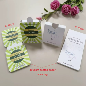 Etiquetas Colgantes Personalizadas de Lujo para Ropa, Etiquetas con Logotipo Impreso, Etiquetas de Papel Reciclado con Cuerda y Pin - Product Image 5