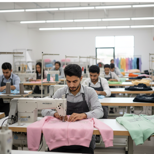 เสื้อฮู้ดซิป Rexfit Sports ทรงโอเวอร์ไซส์ ผ้าฝ้าย แต่งลายปักแบบดิสเทรส สไตล์สตรีทแวร์  แบบครอป ประดับคริสตัล สำหรับผู้ชาย - Product Image 6