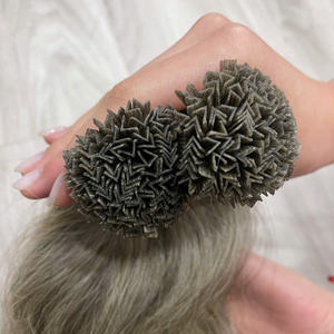 Extensiones de Cabello Pre-adheridas con Queratina Ktip al por Mayor, Cabello Humano Virgen y Natural de Fábrica - Product Image 1