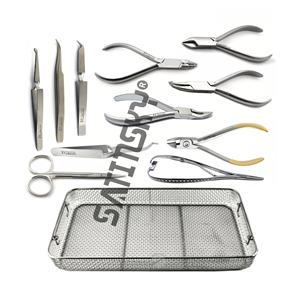 Cortador de alambre de micro ligadura de 2 uds para ortodoncia, alicates de corte de alambre blando y duro, instrumento Dental de acero inoxidable - Product Image 3