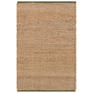 Tapis en jute rectangulaire uni, style farmhouse, tissage plat, écologique, décoration de salon - Product Image 5