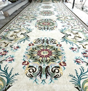 Alfombra de Diseño Hecha a Mano, Alfombra Roja con Mechones, Lana Premium, Acabado Suave, Decoración para Sala de Estar y Dormitorio - Product Image 3