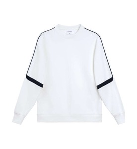 เสื้อสเวตเชิ้ตคอกลมแขนยาวสำหรับผู้ชาย ถักทอสีแดงล้วน สวมใส่สบายๆ ทรงปกติ เหมาะสำหรับฤดูใบไม้ร่วง - Product Image 2