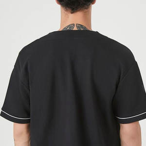 Summer Beach Wear Soft Comfortable Casual Baseball Jersey For Men Mesh Breathable Fabric Loose Fit Sports <b>TShirt</b> - Product Image 5