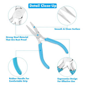 Java Surgical 3 Pcs Stainless Steel Plastic Surgery Class I Pliers <b>Kit</b> Needle Nose Nose Wire Cutters CE ISO OEM Tools 1 Year - Product Image 4
