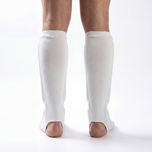Protector de Espinilla y Empeine MMA de EVA con Soporte de Tela Elástica para Judo, Karate, Kickboxing y Protección de Pies - Product Image 6