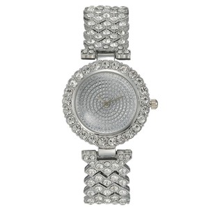 Reloj de Cuarzo para Mujer con Caja y Correa de Aleación con Incrustaciones de Diamantes de Imitación y Pantalla de Agujas - Product Image 5